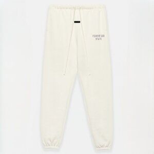 Fear of God ESSENTIALS Fleece Sweatpants in Shell Cream - Size Large (NWT)